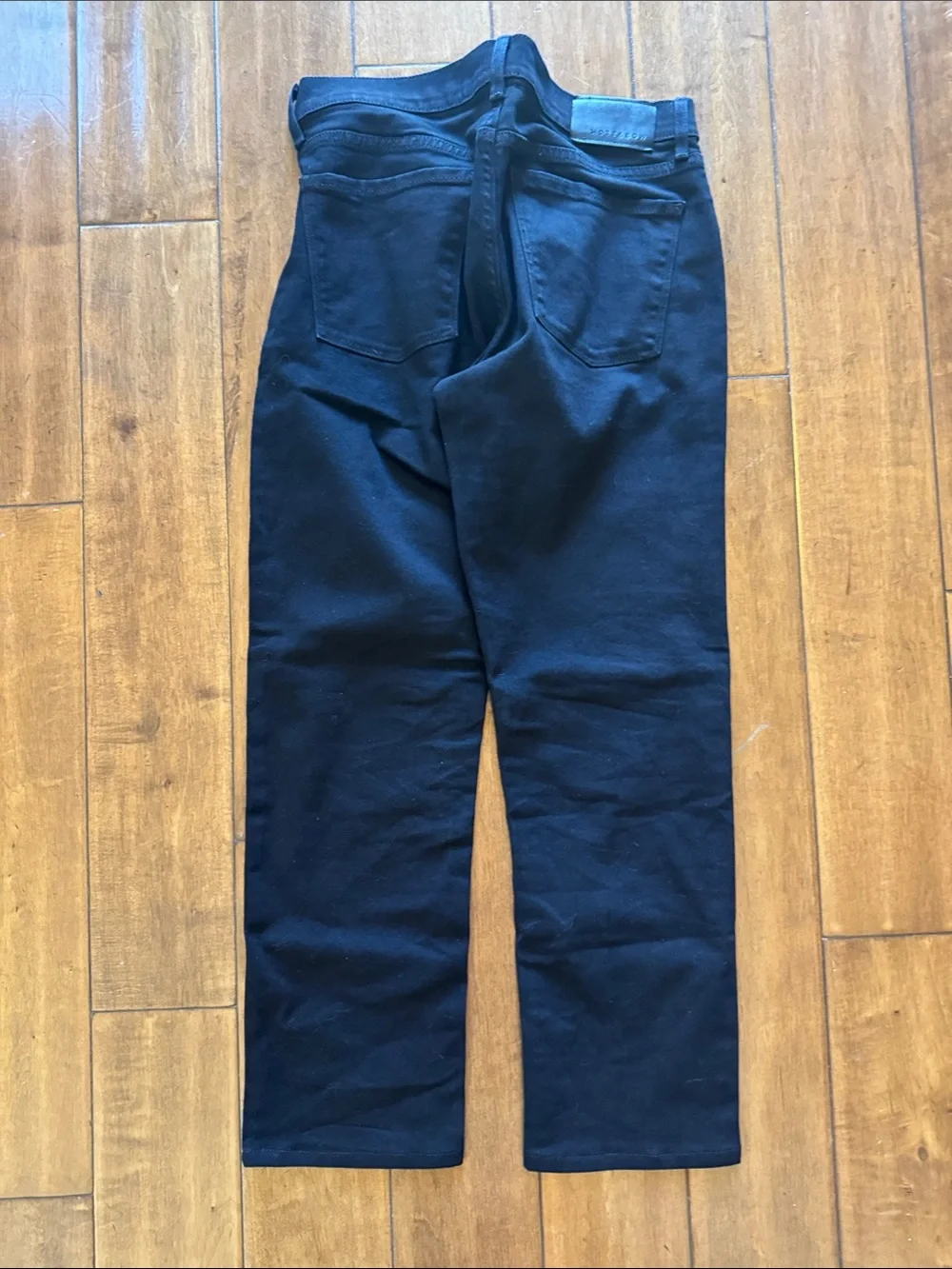 Mott & Bow Men's Slim Straight Jeans in Black 31x30
